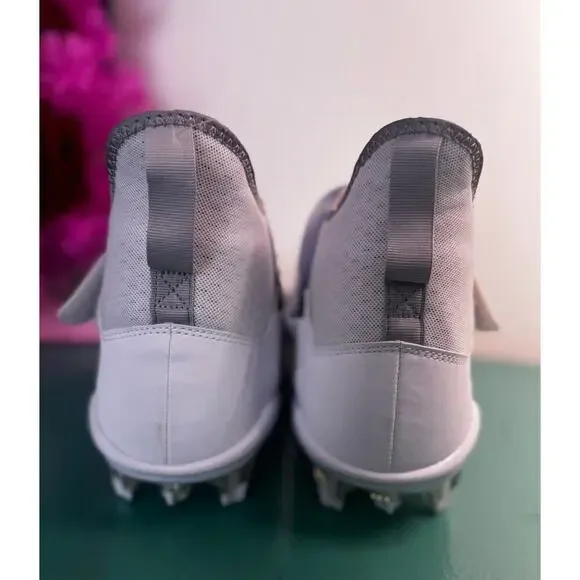 Nike Alpha Menace Pro 2 Mid Football Cleats AQ3209-100 White/Black Size US 17 - Picture 3 of 6